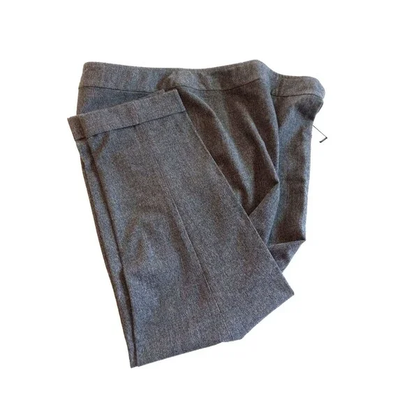 NIC+ZOE Womens Forever Flannel Cuffed Dress Pants Size 16 New with Tags - Picture 2 of 6